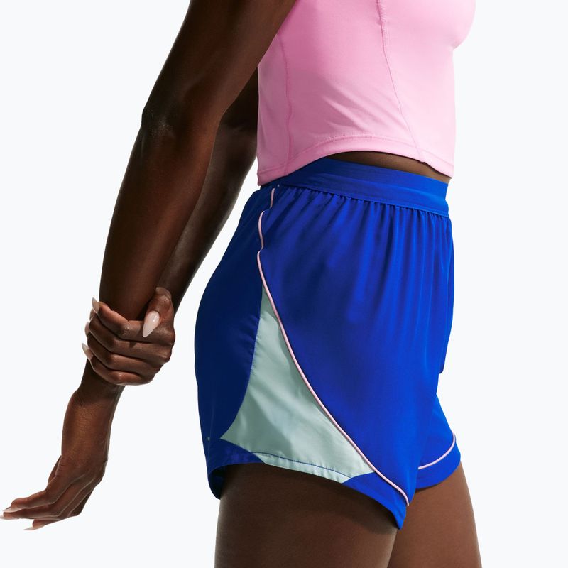 Шорти для бігу жіночі Nike Tempo Dri-Fit Unlined old royal/football grey/pink rise 5