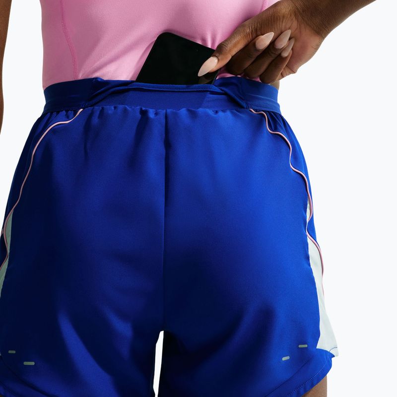 Шорти для бігу жіночі Nike Tempo Dri-Fit Unlined old royal/football grey/pink rise 7