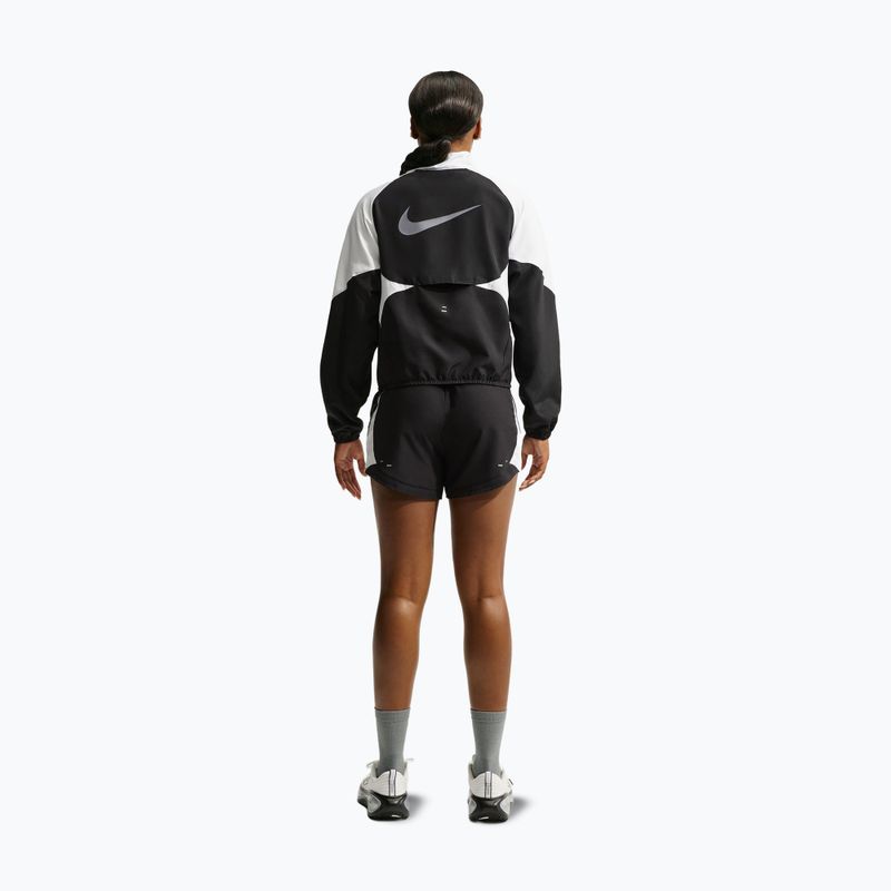 Шорти для бігу жіночі Nike Tempo Dri-Fit Unlined black/white/cool grey 3