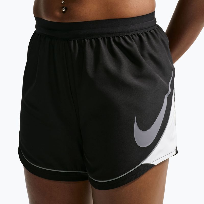 Шорти для бігу жіночі Nike Tempo Dri-Fit Unlined black/white/cool grey 4