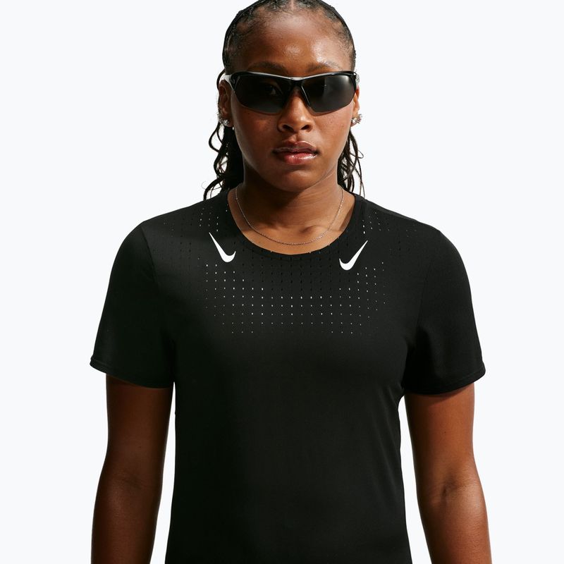 Футболка для бігу жіноча Nike AeroSwift black/white 4