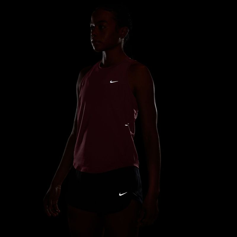 Футболка для бігу жіноча Nike Swift Dri-Fit Tank Top pink smoke 7