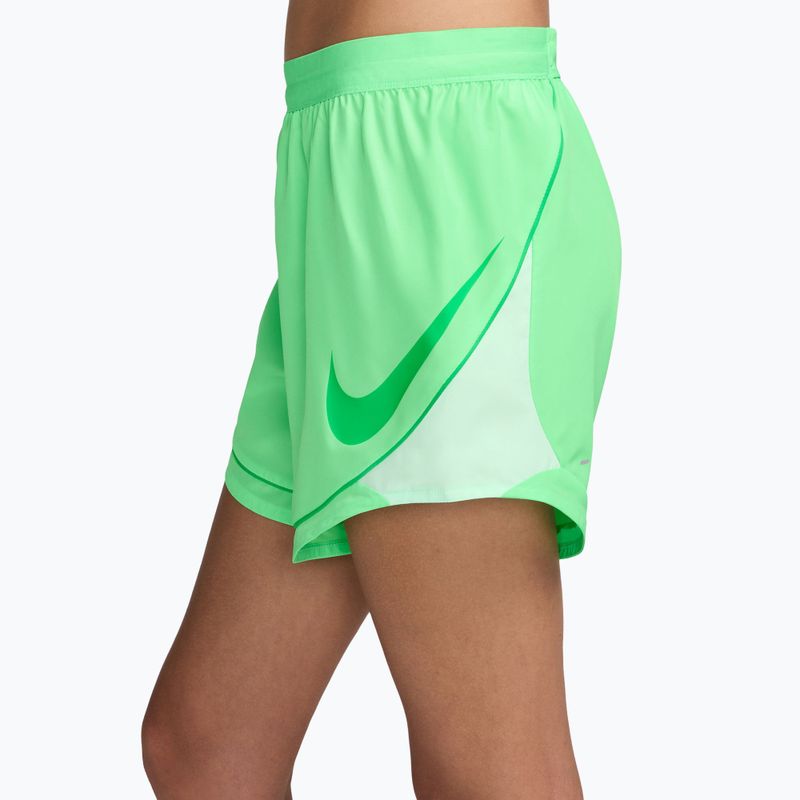 Шорти для бігу жіночі Nike Tempo Dri-Fit Unlined illusion green/barely green/green spark 3