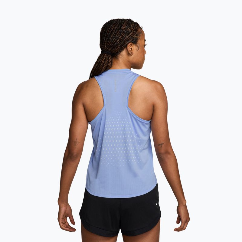 Футболка для бігу жіноча Nike Swift Aero-Fit Tank Top aluminum/pure platinum 2