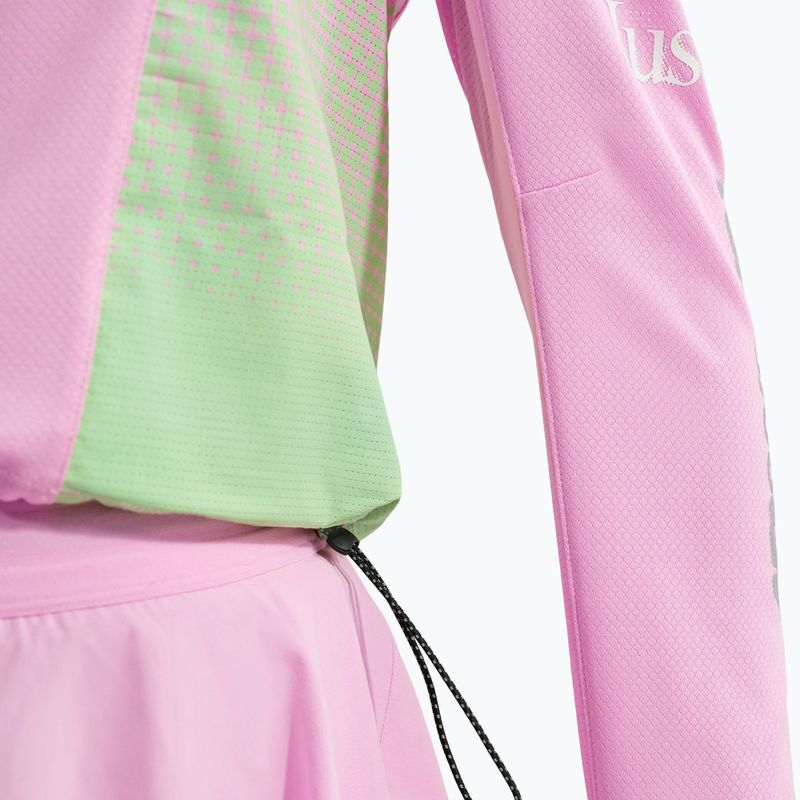 Лонгслів для бігу жіночий Nike Swift Jersey Top pink rise/illusion green 6