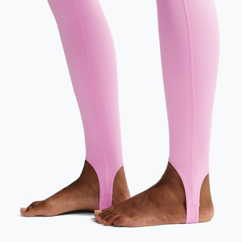 Легінси для тренувань жіночі Nike One pink rise/white 7