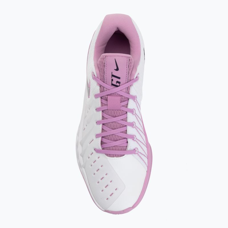 Кросівки для баскетболу чоловічі Nike G.T. Cut Academy 2 white/light magenta/purple dynasty 5
