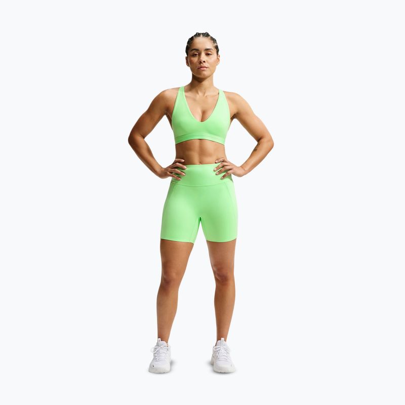 Бюстгальтер для тренувань Nike Indy Strappy illusion green/black 2