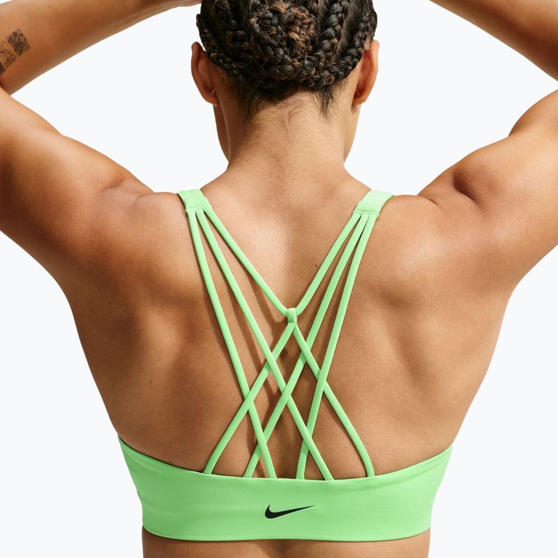 Бюстгальтер для тренувань Nike Indy Strappy illusion green/black 3
