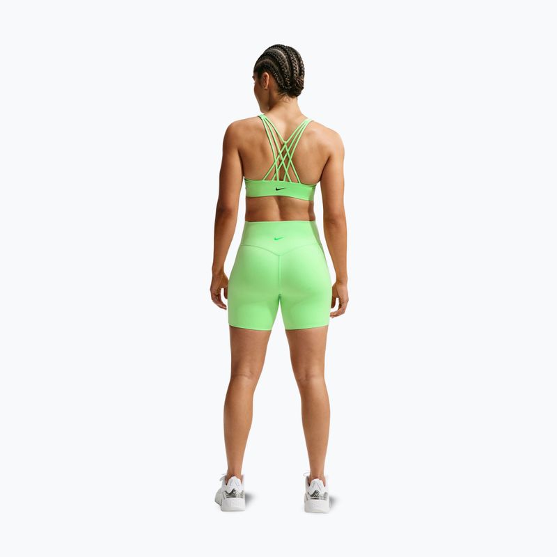 Бюстгальтер для тренувань Nike Indy Strappy illusion green/black 4