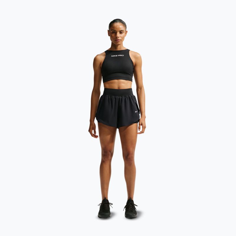 Шорти для тренувань жіночі Nike Pro Sculpt black/white 2
