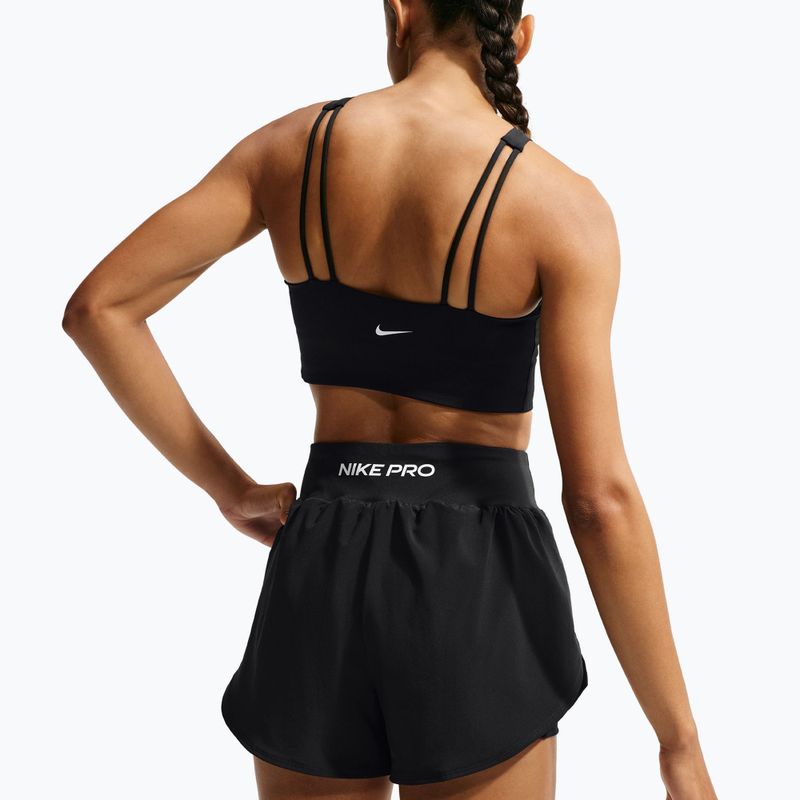 Шорти для тренувань жіночі Nike Pro Sculpt black/white 4