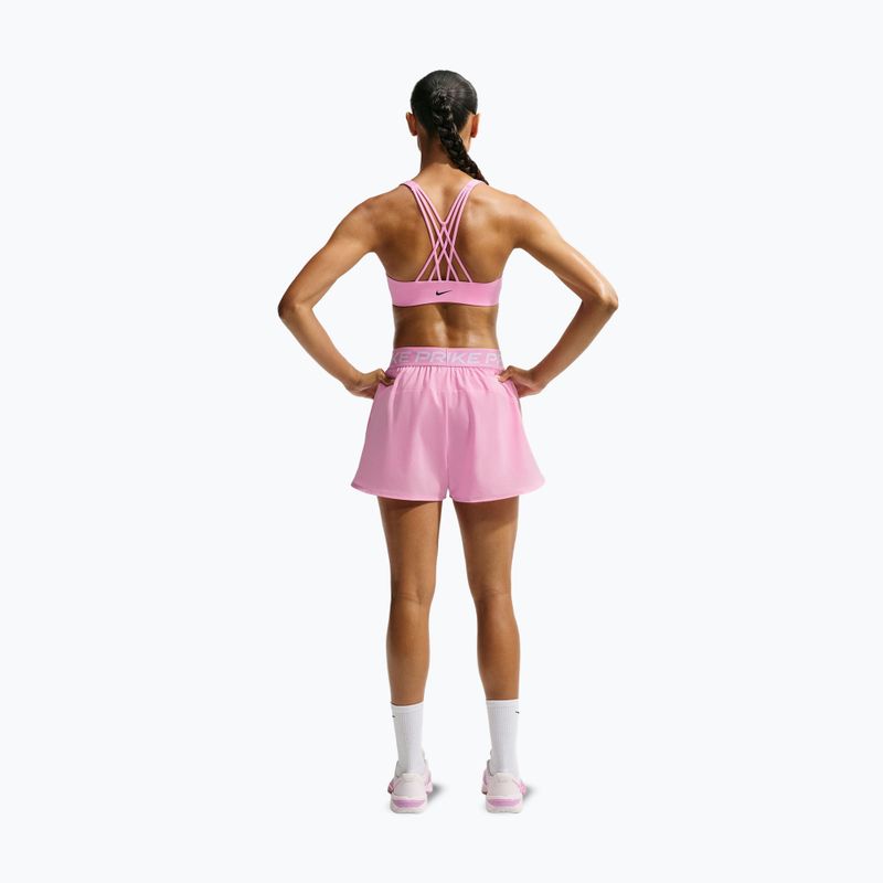 Бюстгальтер для тренувань Nike Indy Strappy pink rise/black 2