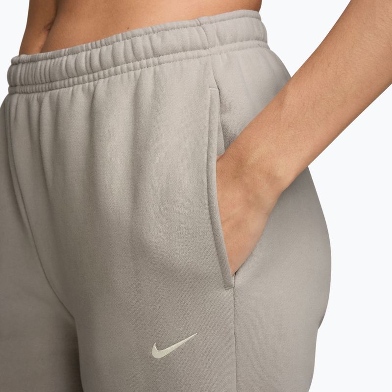 Штани жіночі Nike Studio Fleece cream li/sail 3
