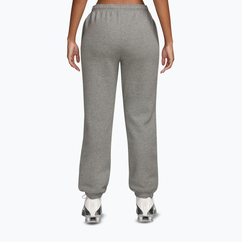 Штани жіночі Nike Studio Fleece dark grey heather/sail 2