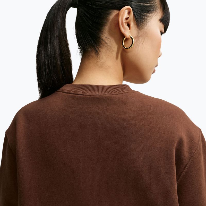 Кофта жіноча Nike Studio Fleece cacao wow/sail 6