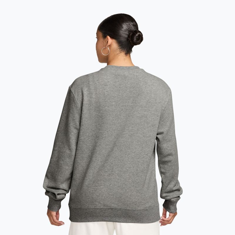 Кофта жіноча Nike Studio Fleece Lightweight dark grey heather/sail 2