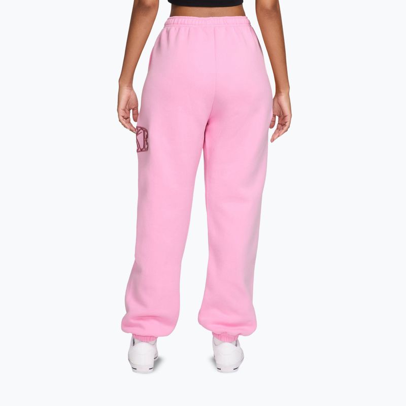 Штани жіночі Nike Studio Fleece pink rise/pink smoke 2