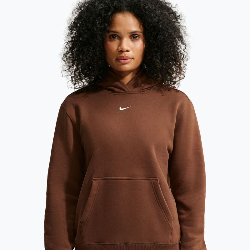 Кофта жіноча Nike Studio Fleece cacao wow/sail 5