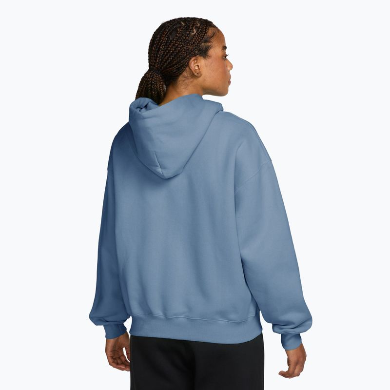 Кофта жіноча Nike Studio Fleece Medium Weight Oversized Full Zip work blue/sail 2