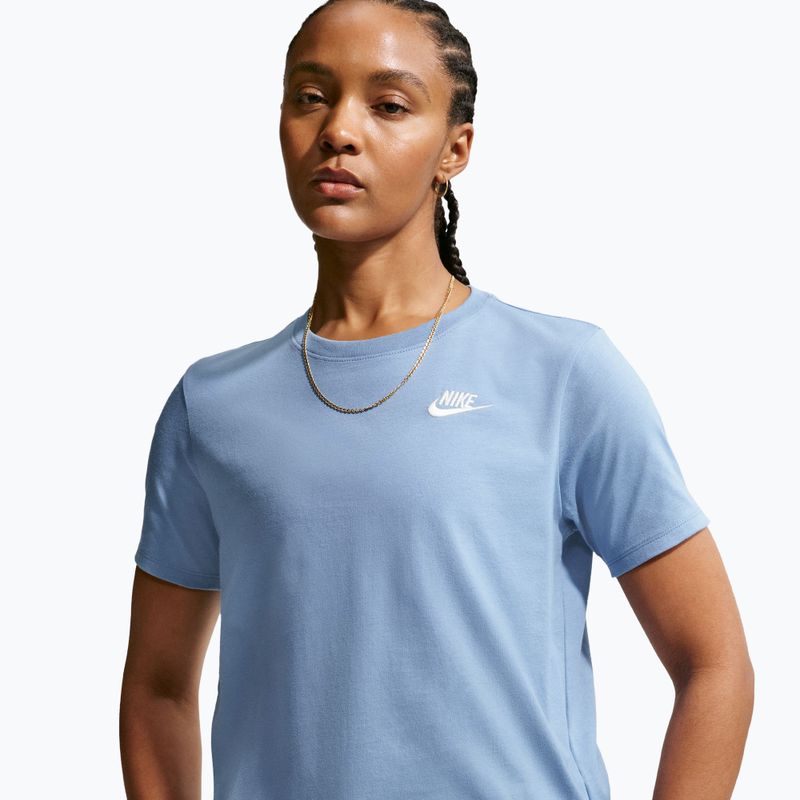 Футболка жіноча Nike Sportswear Club Essentials work blue 3