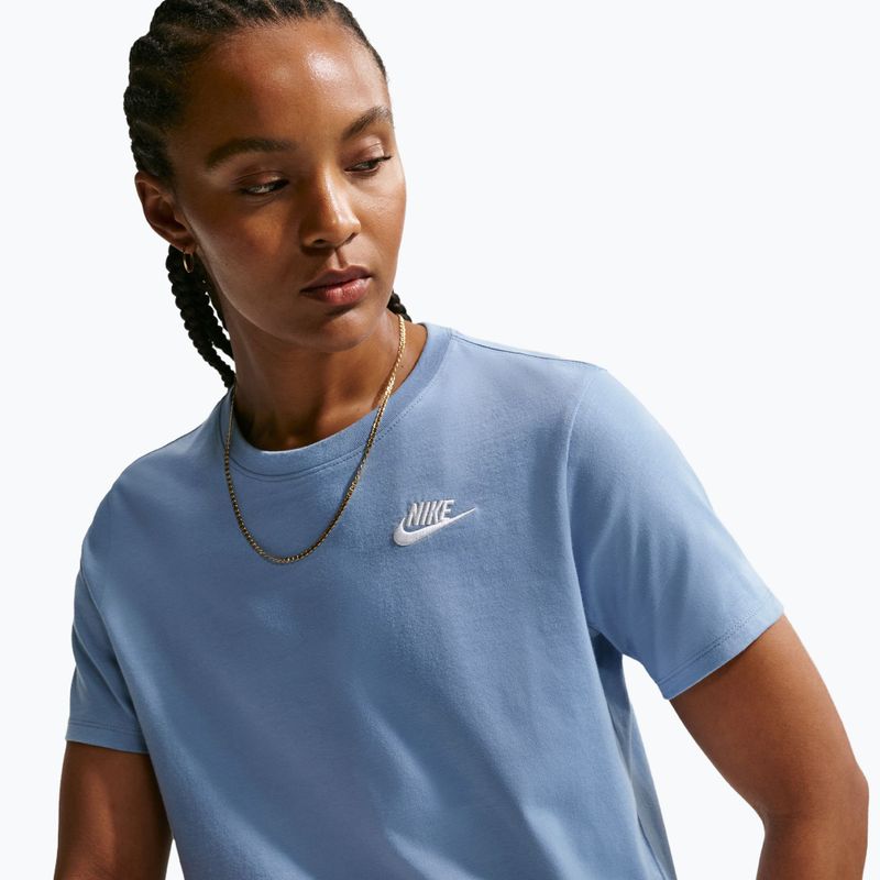Футболка жіноча Nike Sportswear Club Essentials work blue 5