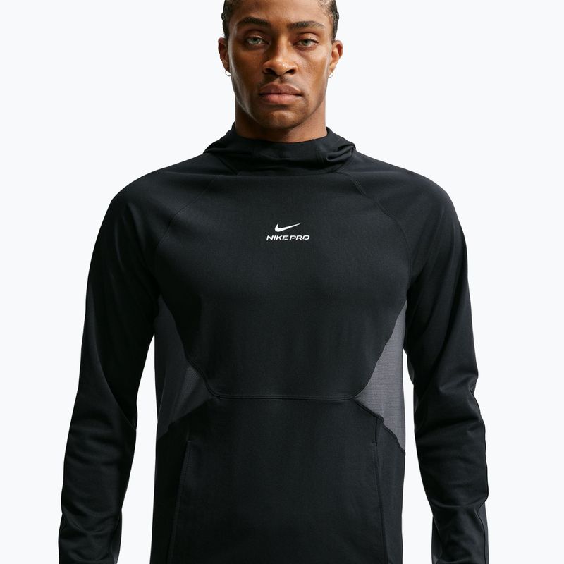 Кофта тренувальна чоловіча Nike Pro black/white 4