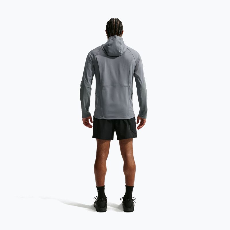 Кофта тренувальна чоловіча Nike Pro smoke grey/black 3