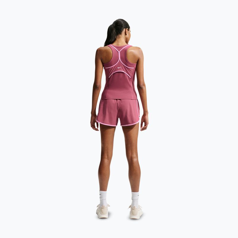 Футболка для тренувань жіноча Nike One pink smoke/pink rise/mystic dates/white 3