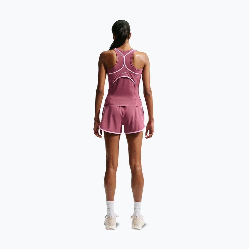 Шорти для тренувань жіночі Nike One pink smoke/pink rise/mystic dates 2