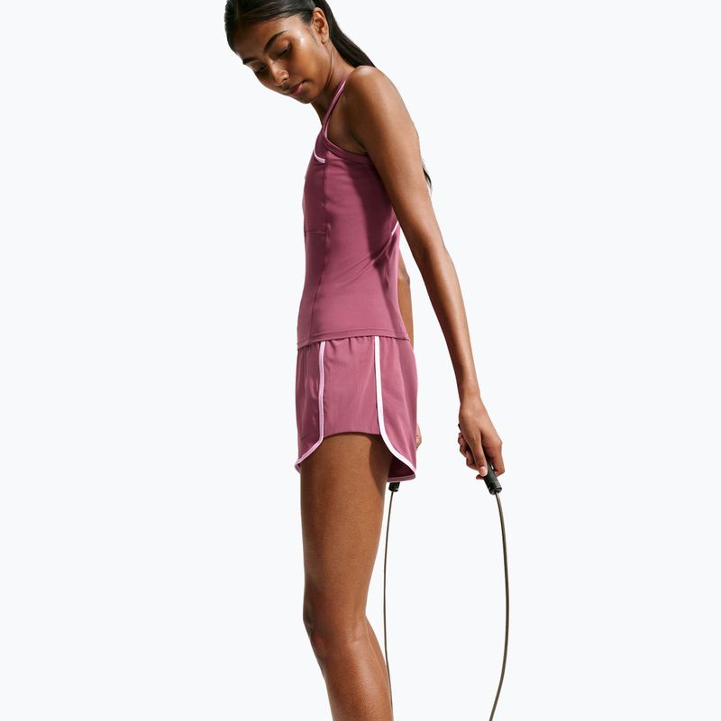 Шорти для тренувань жіночі Nike One pink smoke/pink rise/mystic dates 3