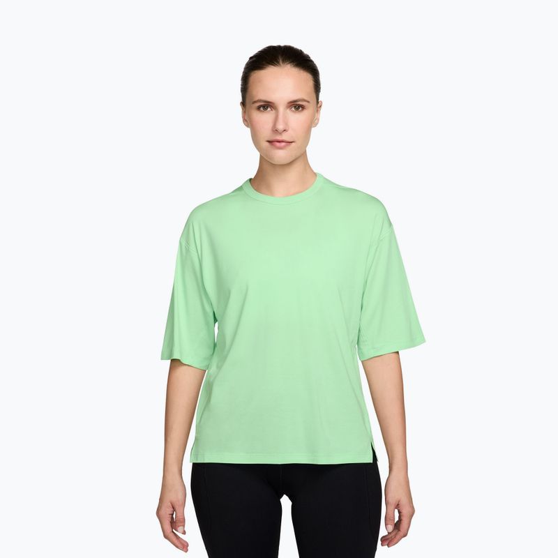 Футболка для тренувань жіноча Nike 24.7 ImpossiblySoft Light cucumber calm/illusion green