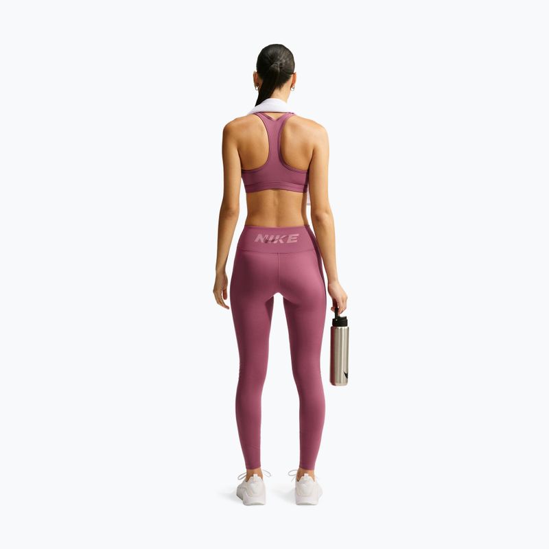 Легінси жіночі Nike One pink smoke/pink smoke/pink rise/white 3