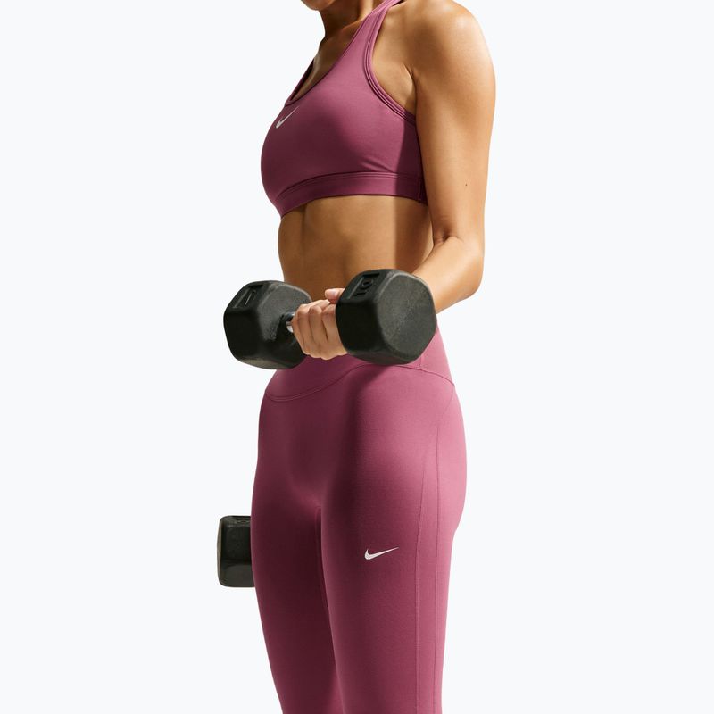 Легінси жіночі Nike One pink smoke/pink smoke/pink rise/white 6
