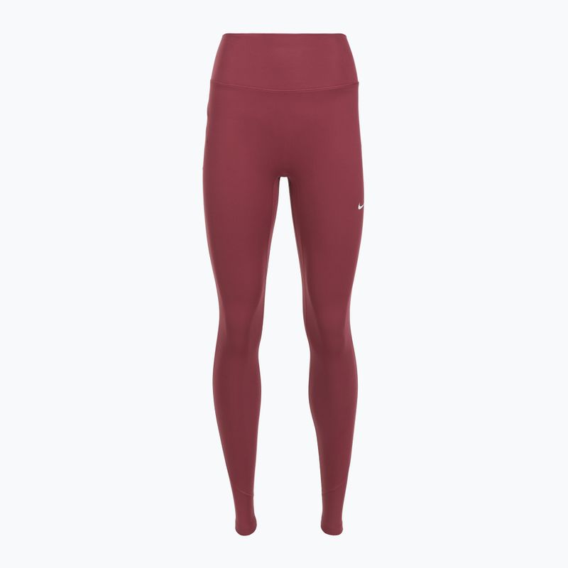 Легінси жіночі Nike One pink smoke/pink smoke/pink rise/white 7