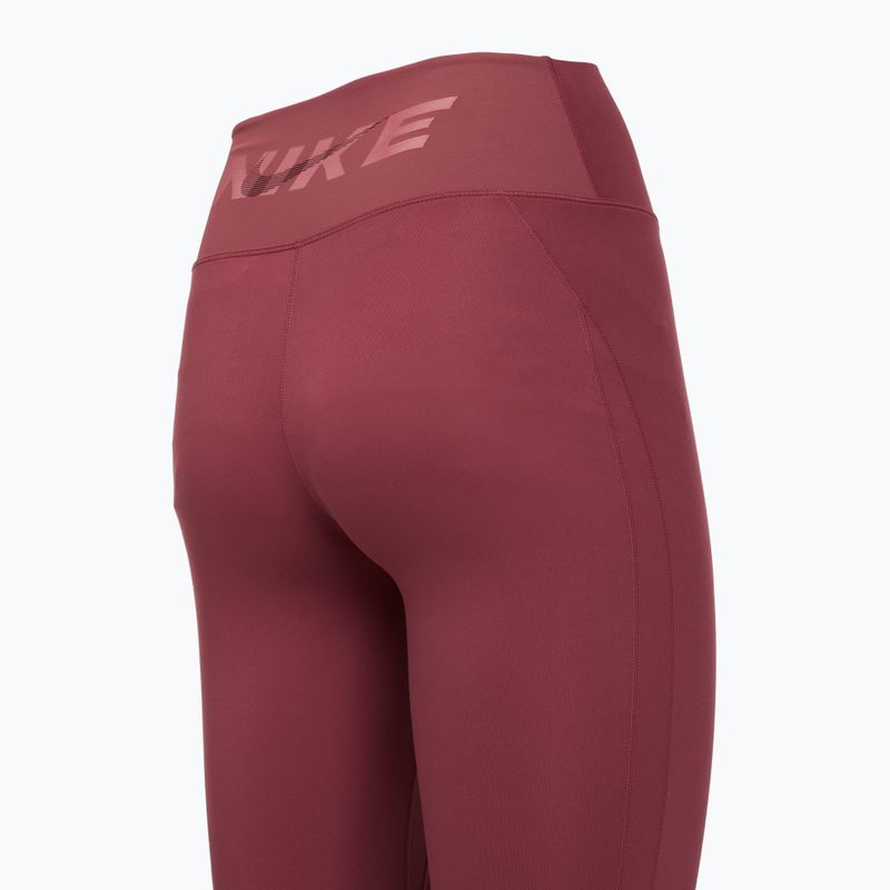Легінси жіночі Nike One pink smoke/pink smoke/pink rise/white 10