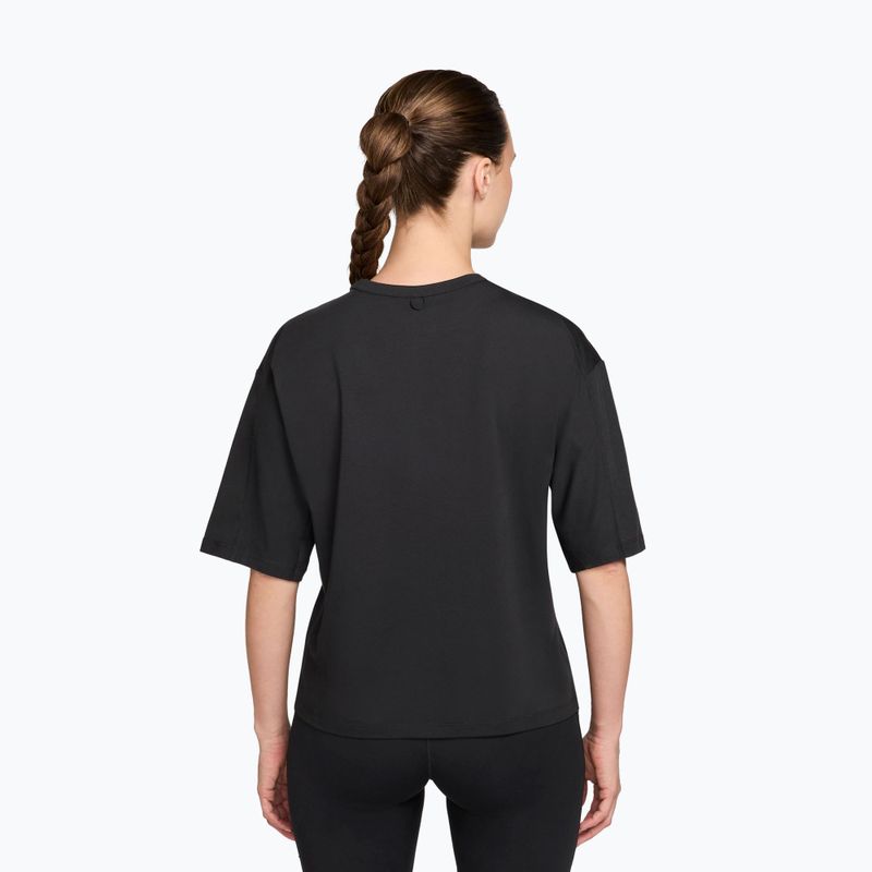Футболка для тренувань жіноча Nike 24.7 ImpossiblySoft Light black/dark smoke grey 2