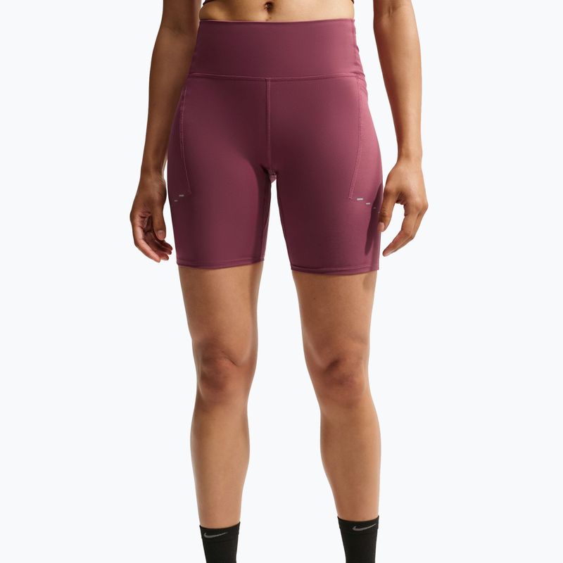 Шорти для бігу жіночі Nike Swift pink smoke 4