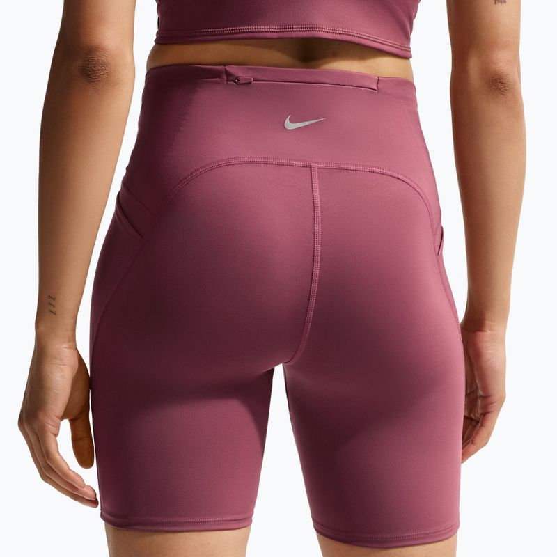 Шорти для бігу жіночі Nike Swift pink smoke 5