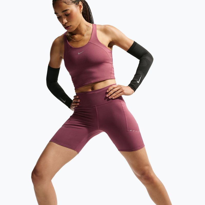 Шорти для бігу жіночі Nike Swift pink smoke 6