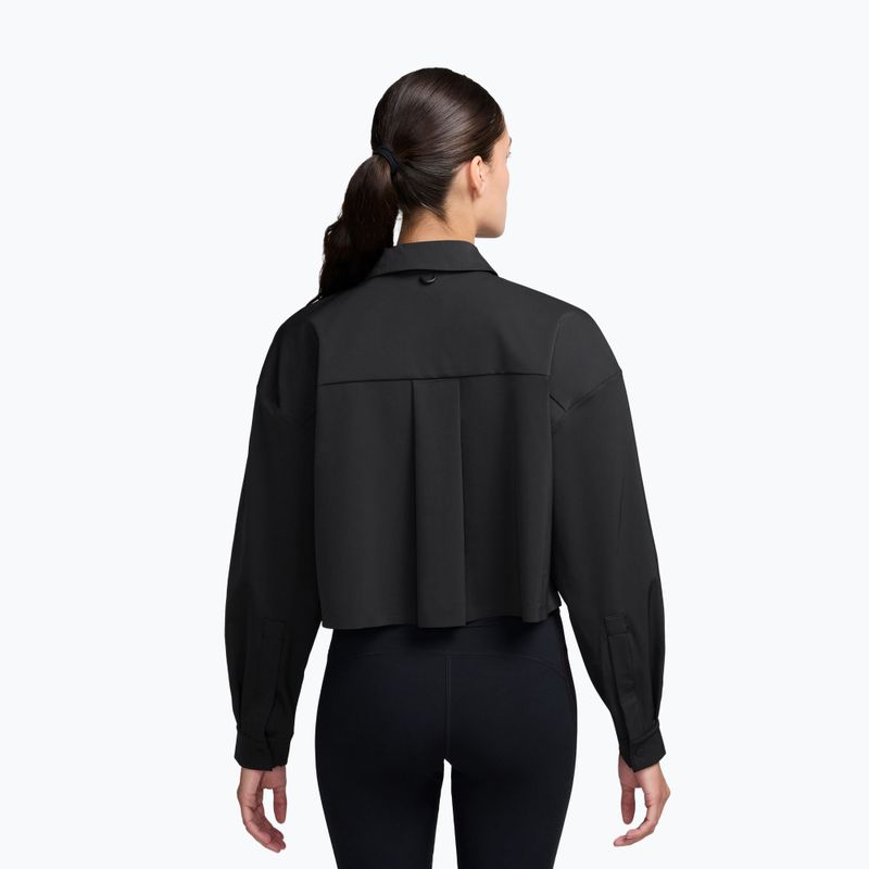 Футболка для тренувань жіноча Nike 24.7 PerfectStretch black/dark smoke grey 2