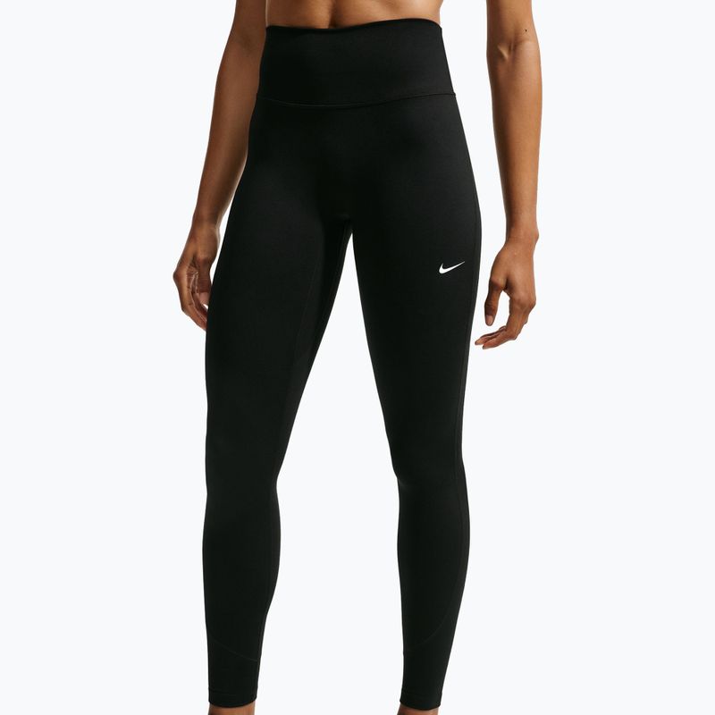 Легінси жіночі Nike One black/black/university red/white 4