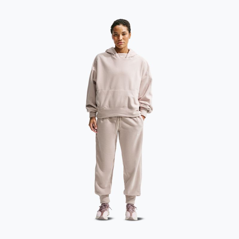 Штани жіночі Nike One Therma-FIT Mid Rise cream ii/white 2