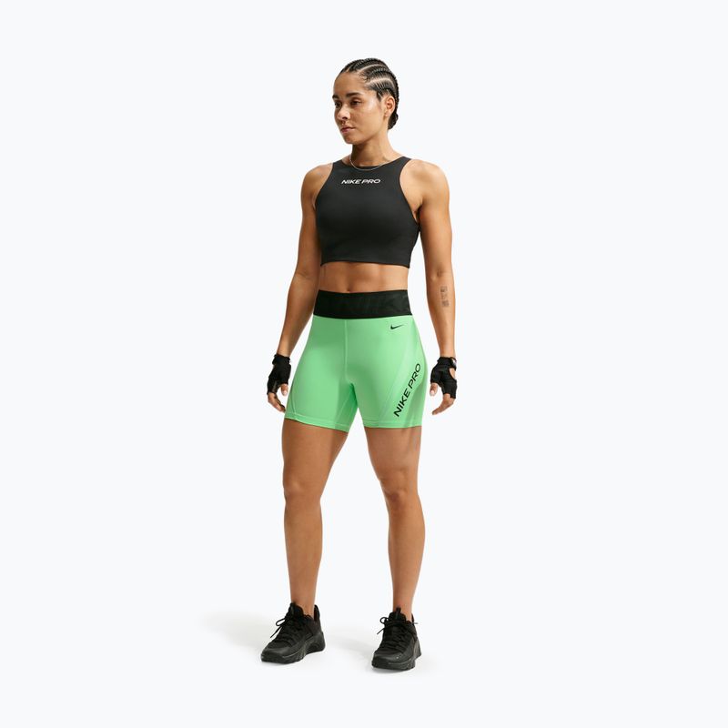 Шорти для тренувань жіночі Nike Pro Sculpt illusion green/cucumber calm/black/black 2