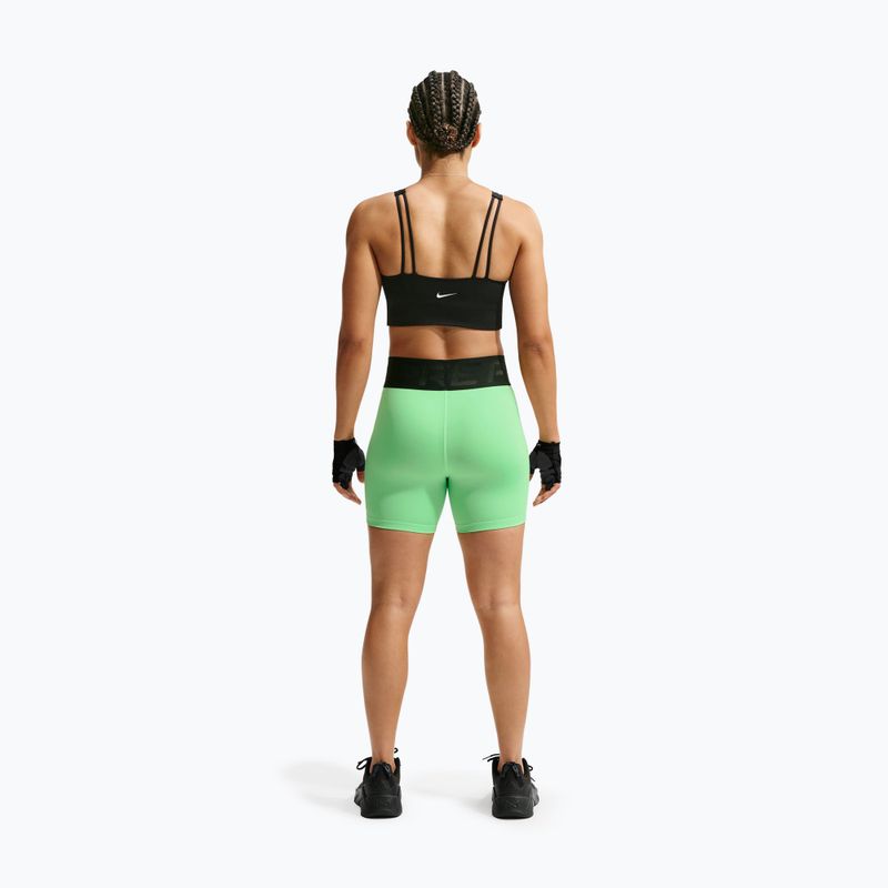 Шорти для тренувань жіночі Nike Pro Sculpt illusion green/cucumber calm/black/black 3