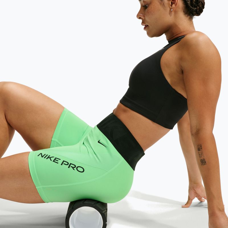 Шорти для тренувань жіночі Nike Pro Sculpt illusion green/cucumber calm/black/black 5