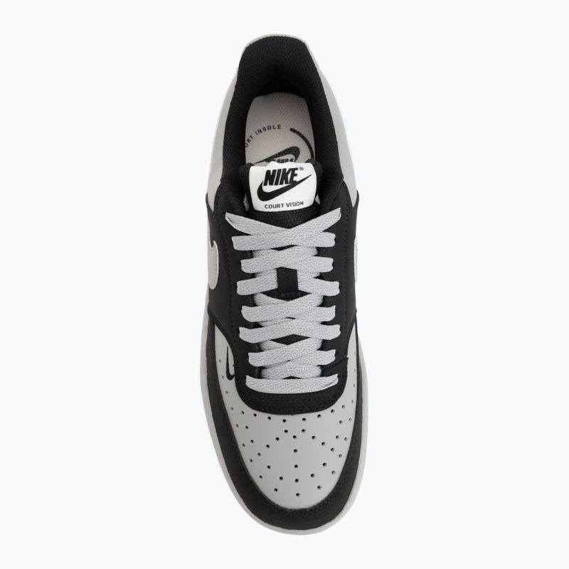 Взуття чоловіче Nike Court Vision Low black/light smoke grey/sail/light smoke grey 5