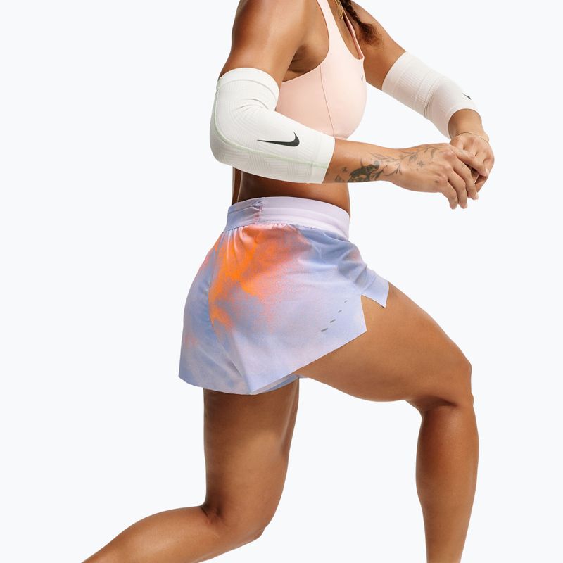Шорти для бігу жіночі Nike Swift royal pulse/bleached lilac 5