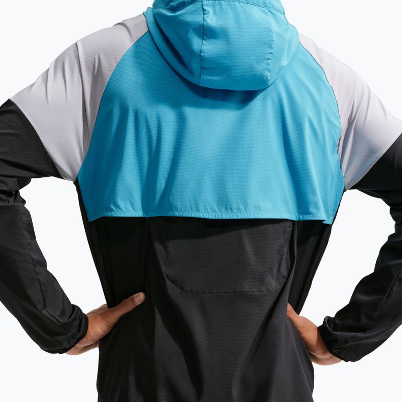 Куртка для бігу чоловіча Nike Impossibly Light Windrunner black/light current blue/wolf grey 5