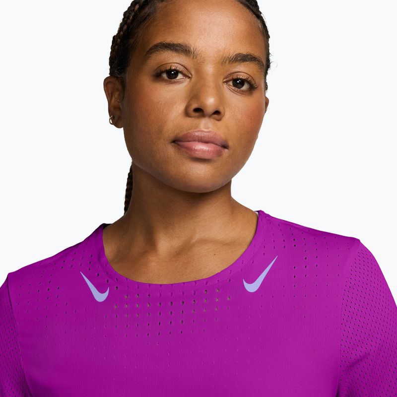 Футболка для бігу жіноча Nike AeroSwift Dri-Fit ADV vivid purple/purple pulse 3